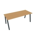 Rokovací stôl UNI A, 180x75,5x80 cm, buk/čierna