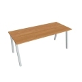 Rokovací stôl UNI A, 180x75,5x80 cm, jelša/sivá