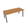 Rokovací stôl UNI A, 180x75,5x80 cm, jelša/čierna