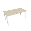 Rokovací stôl UNI A, 160x75,5x80 cm, agát/biela