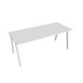 Pracovný stôl UNI A, 180x75,5x80 cm, biela/biela
