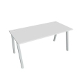 Pracovný stôl UNI A, 160x75,5x80 cm, biela/sivá