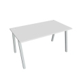 Pracovný stôl UNI A, 140x75,5x80 cm, biela/sivá