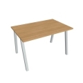 Pracovný stôl UNI A, 120x75,5x80 cm, dub/sivá