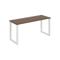 Pracovný stôl UNI O, 160x75,5x60 cm, orech/biela