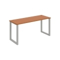 Pracovný stôl UNI O, 160x75,5x60 cm, čerešňa/sivá