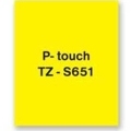 Samolepiaca páska Brother TZe-S651 24 mm žltá/čierna