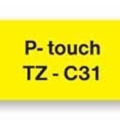 Samolepiaca páska Brother TZ-C31 12 mm neonžltá/čierna