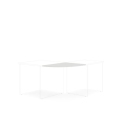 Doplnkový stôl bez nohy BASIC, 80x60x2,2cm, biela
