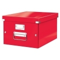 Stredná krabica Click & Store červená