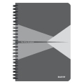 Blok Leitz Office Card A5 90 listov linajkový sivý