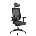Kancelárska stolička LAPEL Alu PDH, podrúčky, BN6 antracit