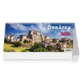 Stolový kalendár stĺpcový 32,1x13,4 cm - Obrázky zo sveta 2026