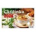 Stolový kalendár riadkový 22,6x13,9 cm - Gazdinka 2026