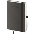 Diár Flexies týždenný vreckový A6 9x14cm tmavosivý 2026