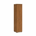Policová skriňa BASIC, pravé dvere so zámkom, 40x40x182,1cm, orech Dijon