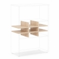 Priehradka do niky BASIC, otvorená, 76,7x37,8x32,9cm, agát svetlý