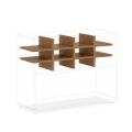 Priehradka do niky BASIC, otvorená, 96,2x35,3x32,7cm, orech Dijon