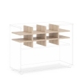 Priehradka do niky BASIC, otvorená, 96,2x35,3x32,7cm, agát svetlý