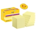 Silný samolepiaci bloček Post-it,47,6 mm x 47,6 mm, 90 lístkov v bločku, Canary, 12 bločkov v balení