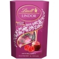 Lindt pralinky Lindor malina a smotana 200g