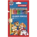 Drevené farbičky STABILO Paw Patrol sada 12ks