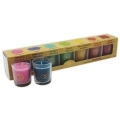 Darčeková sada aroma Chakra vonných sviečok 7 x 50 gr