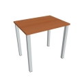 Pracovný stôl Uni, 80x75,5x60 cm, čerešňa/sivá