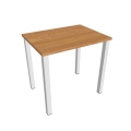 Pracovný stôl Uni, 80x75,5x60 cm, jelša/biela