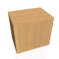 Prídavná skriňa k stolu Hobis, zámok, P, 80x75,5x60 cm, buk