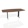 Rokovací stôl Flex, 200x75,5x110 cm, orech/kov