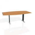 Rokovací stôl Flex, 200x75,5x110 cm, jelša/kov