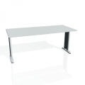 Rokovací stôl Flex, 180x75,5x80 cm, sivý/kov