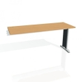 Pracovný stôl Flex, 160x75,5x60 cm, buk/kov