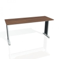 Pracovný stôl Flex, 160x75,5x60 cm, orech/kov