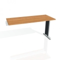 Pracovný stôl Flex, 140x75,5x60 cm, jelša/kov