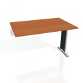 Rokovací stôl Flex, 120x75,5x80 cm, čerešňa/kov