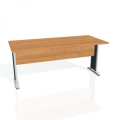 Rokovací stôl Cross, 180x75,5x80 cm, jelša/kov