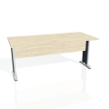 Rokovací stôl Cross, 180x75,5x80 cm, agát/kov
