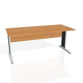Pracovný stôl Cross, 180x75,5x80 cm, jelša/kov