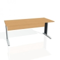 Pracovný stôl Cross, 180x75,5x80 cm, buk/kov