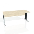 Pracovný stôl Cross, 180x75,5x80 cm, agát/kov