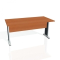 Rokovací stôl Cross, 160x75,5x80 cm, čerešňa/kov