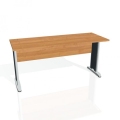Pracovný stôl Cross, 160x75,5x60 cm, jelša/kov