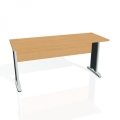 Pracovný stôl Cross, 160x75,5x60 cm, buk/kov