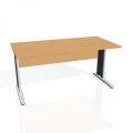 Pracovný stôl Cross, 160x75,5x80 cm, buk/kov
