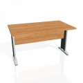 Rokovací stôl Cross, 140x75,5x80 cm, jelša/kov