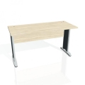 Pracovný stôl Cross, 140x75,5x60 cm, agát/kov