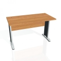 Pracovný stôl Cross, 120x75,5x60 cm, jelša/kov