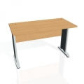 Pracovný stôl Cross, 120x75,5x60 cm, buk/kov